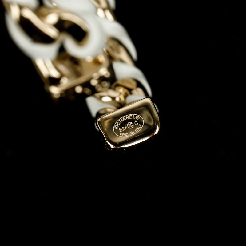18K CC Color Leather Bracelet