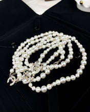 18K CC Pearls Long Necklace