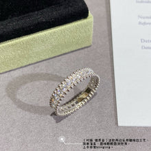 18K White Gold Perlée Diamonds Ring