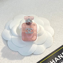 18K CC Perfume Color Bottle Brooch