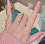 18K T Diamond Wire  Ring