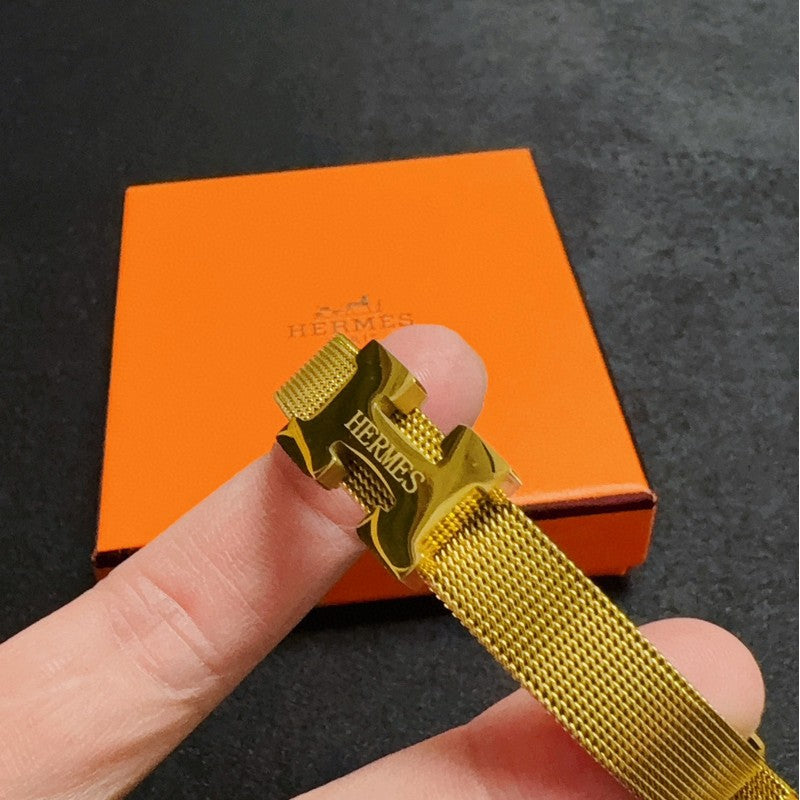 18K Clic H Gold Chain Bracelet