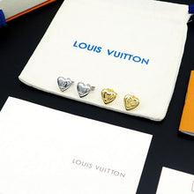 18K Louis Heart Earrings