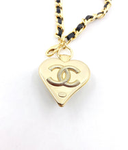 18K CC Heart Pendant Necklace