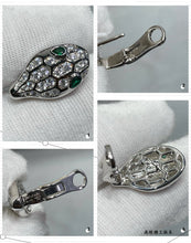 18k BV Serpenti Earrings