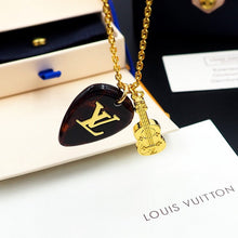 18K Louis Picks Pendant Necklace