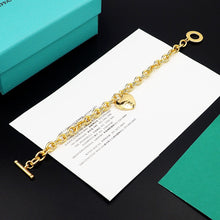 18K T Tag Chain Bracelet