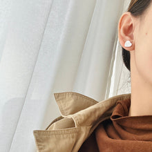 18K Return to Tiffany Heart Tag Stud Earrings