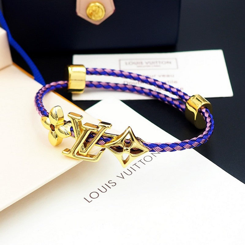 18K Louis Monogram Purple Gold Bracelet