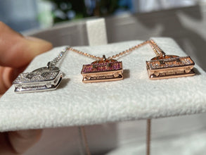 18K Amulettes Constance Pink Diamonds Pendant H Necklace