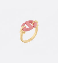 18K Dior CD Pink Heart Ring