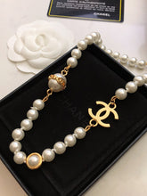 18K CC Pearl Chain Necklace