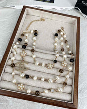 18K CC 24B Long Pearls Necklace