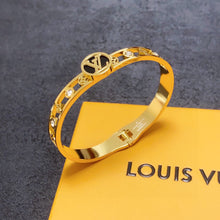 18K Louis Leather Bracelet