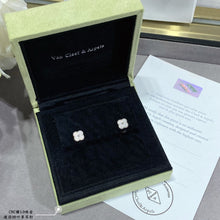 18K Vintage Alhambra Diamonds Earrings
