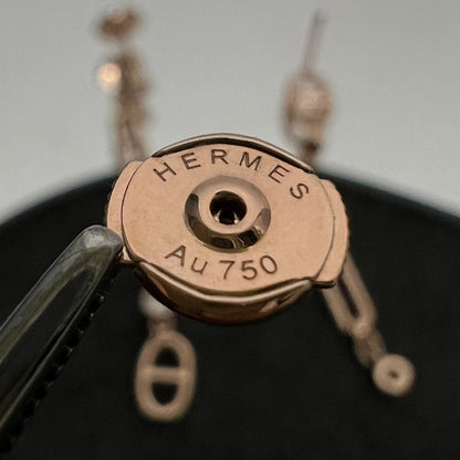 18K Chaine D'ancre Chaos H Earrings