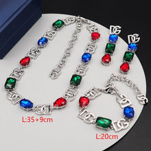 18K DG Crystals Choker Necklace