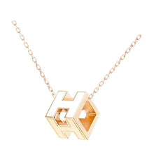 18K Cage D'H White H Necklace