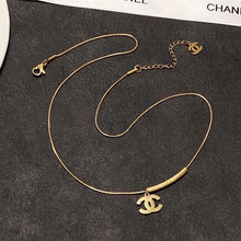 18K CC Gold Necklace