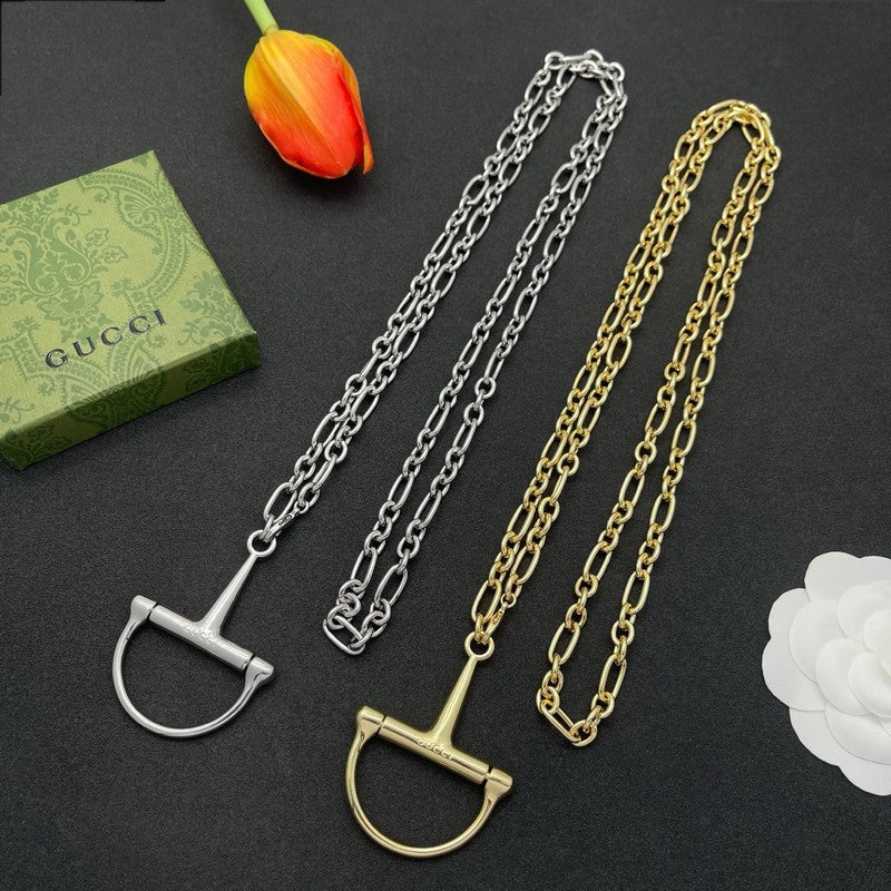 18K GG Gold Chain Link Necklace