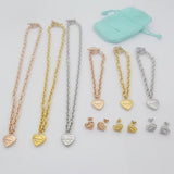 18K Return to Tiffany Full Heart Tag Chain Necklace