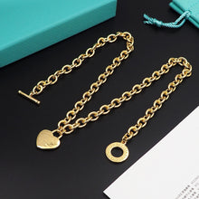 18K T Tag Chain Necklace