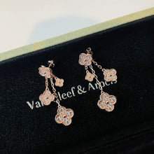 18K Magic Alhambra Four Diamonds Motifs Clover Earrings