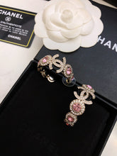 18K CC Flowers Earrings