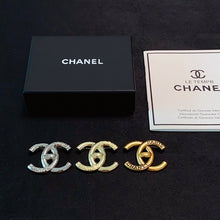 18K CC Paris Gold Brooch