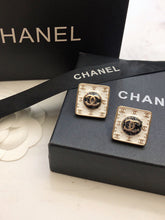 18K Vintage CC Earrings