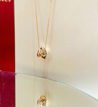 18K Trinity Cushion Necklace