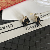 18K CC Classic Bag Pendant Earrings