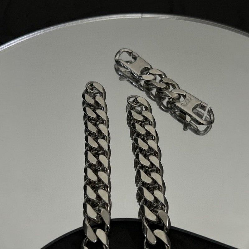 18K BB Chain Diamond Necklace