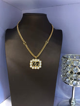 18K Double G Pearl Double G Necklace