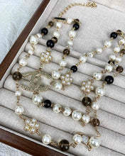 18K CC 24B Long Pearls Necklace