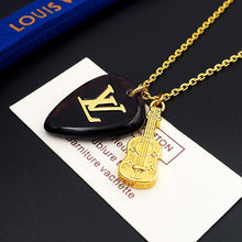 18K Louis Picks Pendant Necklace