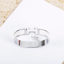 18K Clic H White Bracelet