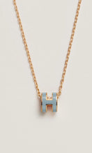 18K Mini Pop H Blue Necklace