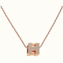 18K Cage D'H H Grey Necklace