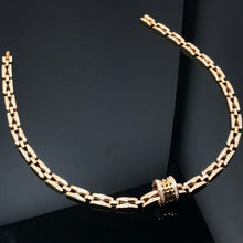 18K B.ZERO1  Diamonds Chain Link Necklace